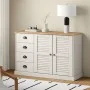 VIGO sideboard with drawers solid white pine wood 113x40x75cm by vidaXL, Sideboards - Ref: Foro24-353188, Price: 212,02 €, Di...