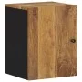 Wandmontierter Badezimmerschrank massives Mangoholz 38x33x48 cm von vidaXL, Badezimmermöbel - Ref: Foro24-351993, Preis: 55,3...