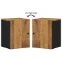 Wandmontierter Badezimmerschrank massives Mangoholz 38x33x48 cm von vidaXL, Badezimmermöbel - Ref: Foro24-351993, Preis: 55,3...