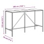Garten Hoch Tisch und Hocker 9 Stück und Kissen PE Rattan grau von vidaXL, Gartensets - Ref: Foro24-3200654, Preis: 737,91 €,...