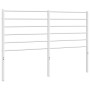Kopfteil aus weißem Metall, 135 cm von vidaXL, Kopf- und Fußteile - Ref: Foro24-352400, Preis: 27,55 €, Rabatt: %
