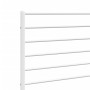 Kopfteil aus weißem Metall, 135 cm von vidaXL, Kopf- und Fußteile - Ref: Foro24-352400, Preis: 27,55 €, Rabatt: %