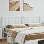 Kopfteil aus weißem Metall, 180 cm von vidaXL, Kopf- und Fußteile - Ref: Foro24-352565, Preis: 28,96 €, Rabatt: %