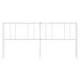 White metal headboard 180 cm by vidaXL, Headboards and footboards - Ref: Foro24-352565, Price: 29,44 €, Discount: %