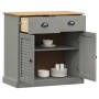Sideboard with drawers VIGO solid pine wood gray 78x40x75 cm by vidaXL, Sideboards - Ref: Foro24-353204, Price: 199,49 €, Dis...
