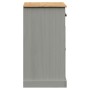 Sideboard with drawers VIGO solid pine wood gray 78x40x75 cm by vidaXL, Sideboards - Ref: Foro24-353204, Price: 199,49 €, Dis...