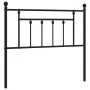 Cabecero de metal negro 100 cm de vidaXL, Cabeceros y pies de cama - Ref: Foro24-353566, Precio: 28,65 €, Descuento: %