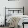 Cabecero de metal negro 100 cm de vidaXL, Cabeceros y pies de cama - Ref: Foro24-353566, Precio: 28,65 €, Descuento: %