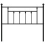 Kopfteil aus schwarzem Metall, 100 cm von vidaXL, Kopf- und Fußteile - Ref: Foro24-353566, Preis: 29,16 €, Rabatt: %