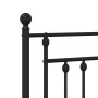 Kopfteil aus schwarzem Metall, 100 cm von vidaXL, Kopf- und Fußteile - Ref: Foro24-353566, Preis: 29,16 €, Rabatt: %