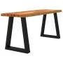 Bench with live edge solid acacia wood 110 cm by vidaXL, Benches for halls and storage - Ref: Foro24-353293, Price: 130,22 €,...