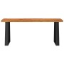 Bank mit Live-Kante aus massivem Akazienholz 110 cm von vidaXL, Bänke für Hallen und Lager - Ref: Foro24-353293, Preis: 121,8...