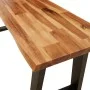 Bench with live edge solid acacia wood 110 cm by vidaXL, Benches for halls and storage - Ref: Foro24-353293, Price: 130,22 €,...