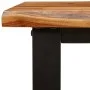 Bench with live edge solid acacia wood 110 cm by vidaXL, Benches for halls and storage - Ref: Foro24-353293, Price: 130,22 €,...