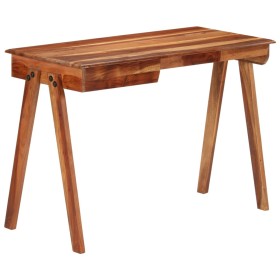 Schreibtisch aus massivem Akazienholz mit Schubladen 110x50x77 cm von vidaXL, Schreibtische - Ref: Foro24-353304, Preis: 231,...