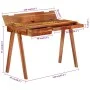 Schreibtisch aus massivem Akazienholz mit Schubladen 110x50x77 cm von vidaXL, Schreibtische - Ref: Foro24-353304, Preis: 227,...