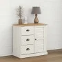 VIGO sideboard with drawers solid white pine wood 78x40x75 cm by vidaXL, Sideboards - Ref: Foro24-353200, Price: 167,15 €, Di...