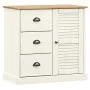 VIGO sideboard with drawers solid white pine wood 78x40x75 cm by vidaXL, Sideboards - Ref: Foro24-353200, Price: 167,15 €, Di...
