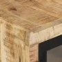 Aparador de madera maciza de mango marrón y negro 160x30x76 cm de vidaXL, Aparadores - Ref: Foro24-353306, Precio: 474,56 €, ...