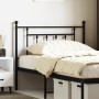Kopfteil aus schwarzem Metall, 107 cm von vidaXL, Kopf- und Fußteile - Ref: Foro24-353567, Preis: 33,00 €, Rabatt: %