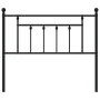 Cabecero de metal negro 107 cm de vidaXL, Cabeceros y pies de cama - Ref: Foro24-353567, Precio: 32,33 €, Descuento: %