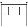 Kopfteil aus schwarzem Metall, 107 cm von vidaXL, Kopf- und Fußteile - Ref: Foro24-353567, Preis: 33,00 €, Rabatt: %