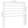 Kopfteil aus schwarzem Metall, 90 cm von vidaXL, Kopf- und Fußteile - Ref: Foro24-352347, Preis: 24,70 €, Rabatt: %
