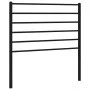 Kopfteil aus schwarzem Metall, 75 cm von vidaXL, Kopf- und Fußteile - Ref: Foro24-352345, Preis: 20,51 €, Rabatt: %
