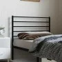 Kopfteil aus schwarzem Metall, 75 cm von vidaXL, Kopf- und Fußteile - Ref: Foro24-352345, Preis: 20,51 €, Rabatt: %
