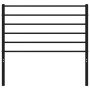 Kopfteil aus schwarzem Metall, 75 cm von vidaXL, Kopf- und Fußteile - Ref: Foro24-352345, Preis: 20,86 €, Rabatt: %