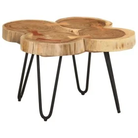Solid acacia wood coffee table with 4 tree trunk legs, 36 cm high. by vidaXL, Coffee table - Ref: Foro24-353301, Price: 111,7...