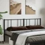 Kopfteil aus schwarzem Metall, 180 cm von vidaXL, Kopf- und Fußteile - Ref: Foro24-352516, Preis: 30,18 €, Rabatt: %