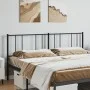 Kopfteil aus schwarzem Metall, 180 cm von vidaXL, Kopf- und Fußteile - Ref: Foro24-352516, Preis: 30,18 €, Rabatt: %