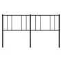 Cabecero de metal negro 180 cm de vidaXL, Cabeceros y pies de cama - Ref: Foro24-352516, Precio: 29,67 €, Descuento: %