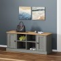 VIGO Schuhbank Kiefernholz massiv grau 106x35x45 cm von vidaXL, Bänke für Hallen und Lager - Ref: Foro24-353180, Preis: 100,7...