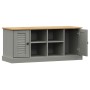 VIGO Schuhbank Kiefernholz massiv grau 106x35x45 cm von vidaXL, Bänke für Hallen und Lager - Ref: Foro24-353180, Preis: 100,7...