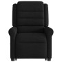 Sillón reclinable elevable tela negro