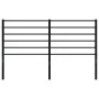 Cabecero de metal negro 160 cm de vidaXL, Cabeceros y pies de cama - Ref: Foro24-352354, Precio: 29,67 €, Descuento: %
