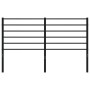 Kopfteil aus schwarzem Metall, 160 cm von vidaXL, Kopf- und Fußteile - Ref: Foro24-352354, Preis: 30,47 €, Rabatt: %