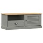 VIGO Massivholz Kiefernholz TV-Möbel grau 106x40x40 cm von vidaXL, TV-Möbel - Ref: Foro24-353177, Preis: 81,76 €, Rabatt: %