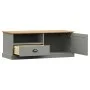 Mueble para TV VIGO madera maciza de pino gris 106x40x40 cm de vidaXL, Muebles TV - Ref: Foro24-353177, Precio: 80,91 €, Desc...