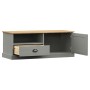 VIGO Massivholz Kiefernholz TV-Möbel grau 106x40x40 cm von vidaXL, TV-Möbel - Ref: Foro24-353177, Preis: 81,76 €, Rabatt: %