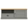 VIGO Massivholz Kiefernholz TV-Möbel grau 106x40x40 cm von vidaXL, TV-Möbel - Ref: Foro24-353177, Preis: 80,91 €, Rabatt: %