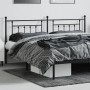 Black metal headboard 193 cm by vidaXL, Headboards and footboards - Ref: Foro24-353574, Price: 47,82 €, Discount: %
