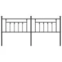 Kopfteil aus schwarzem Metall, 193 cm von vidaXL, Kopf- und Fußteile - Ref: Foro24-353574, Preis: 46,97 €, Rabatt: %