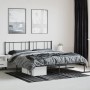 Estructura de cama con cabecero metal negro 183x213 cm de vidaXL, Camas y somieres - Ref: Foro24-352485, Precio: 114,97 €
