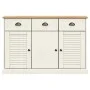 VIGO Sideboard mit Schubladen aus massivem weißem Kiefernholz 113x40x75cm von vidaXL, Sideboards - Ref: Foro24-353191, Preis:...