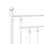 Kopfteil aus weißem Metall, 150 cm von vidaXL, Kopf- und Fußteile - Ref: Foro24-353620, Preis: 50,38 €, Rabatt: %