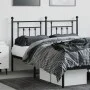 Cabecero de metal negro 150 cm de vidaXL, Cabeceros y pies de cama - Ref: Foro24-353571, Precio: 49,42 €, Descuento: %