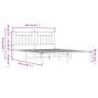 Bettgestell aus weißem Metall mit Kopfteil 160x200 cm von vidaXL, Betten und Lattenroste - Ref: Foro24-353589, Preis: 127,05 ...